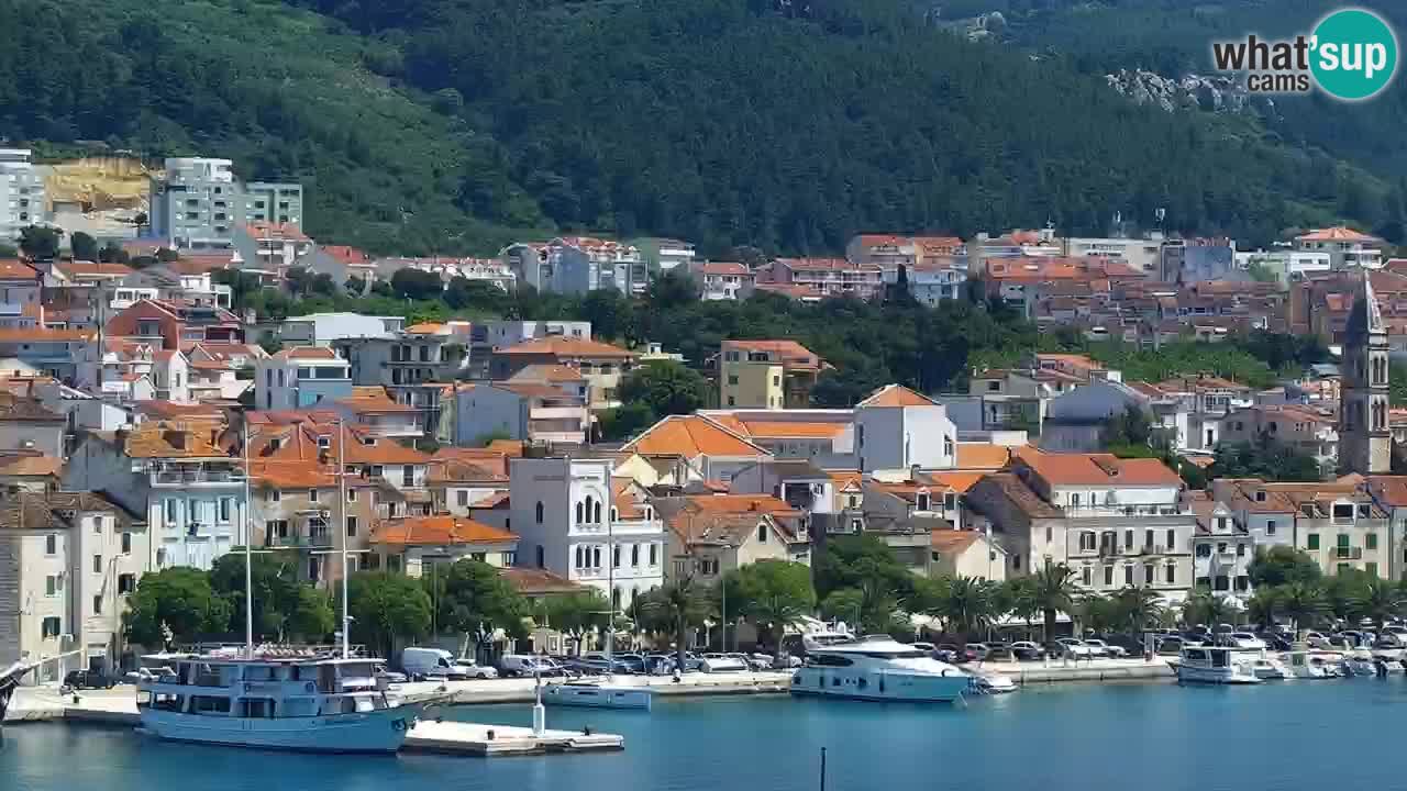 Stupendo panorama di Makarska livecam