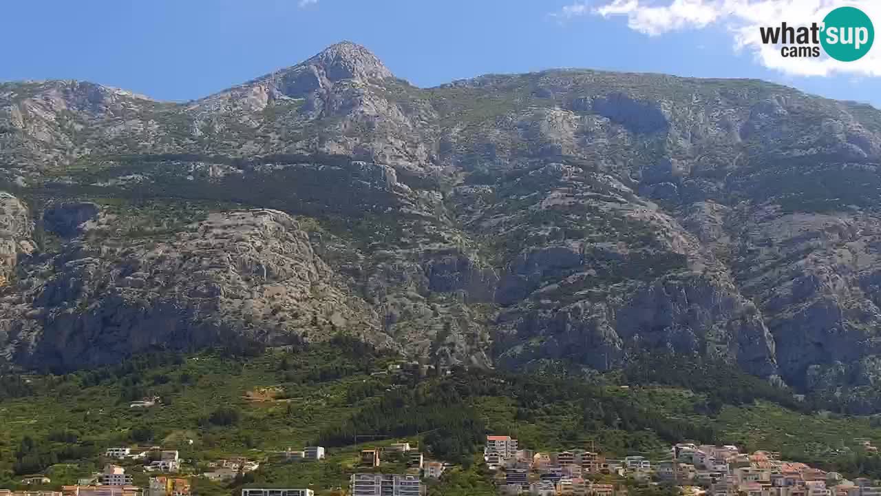 Stupendo panorama di Makarska livecam