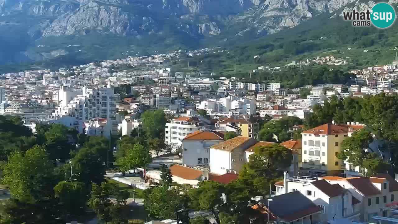 Panorama Makarska webcam
