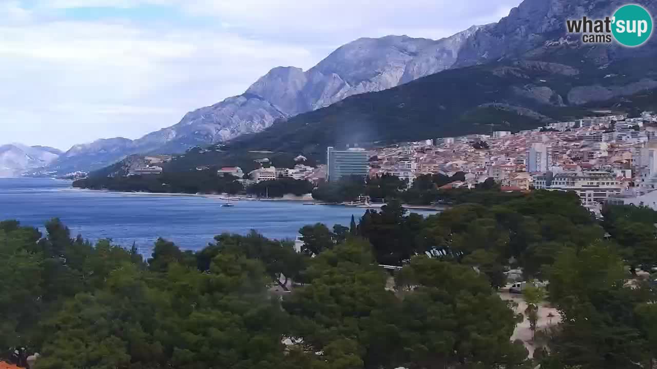 Stupendo panorama di Makarska livecam