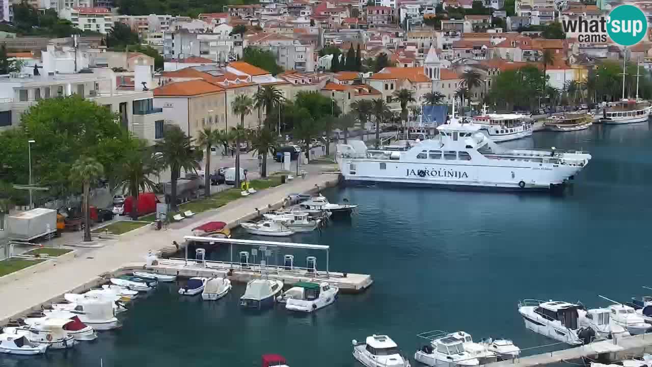 Stupendo panorama di Makarska livecam