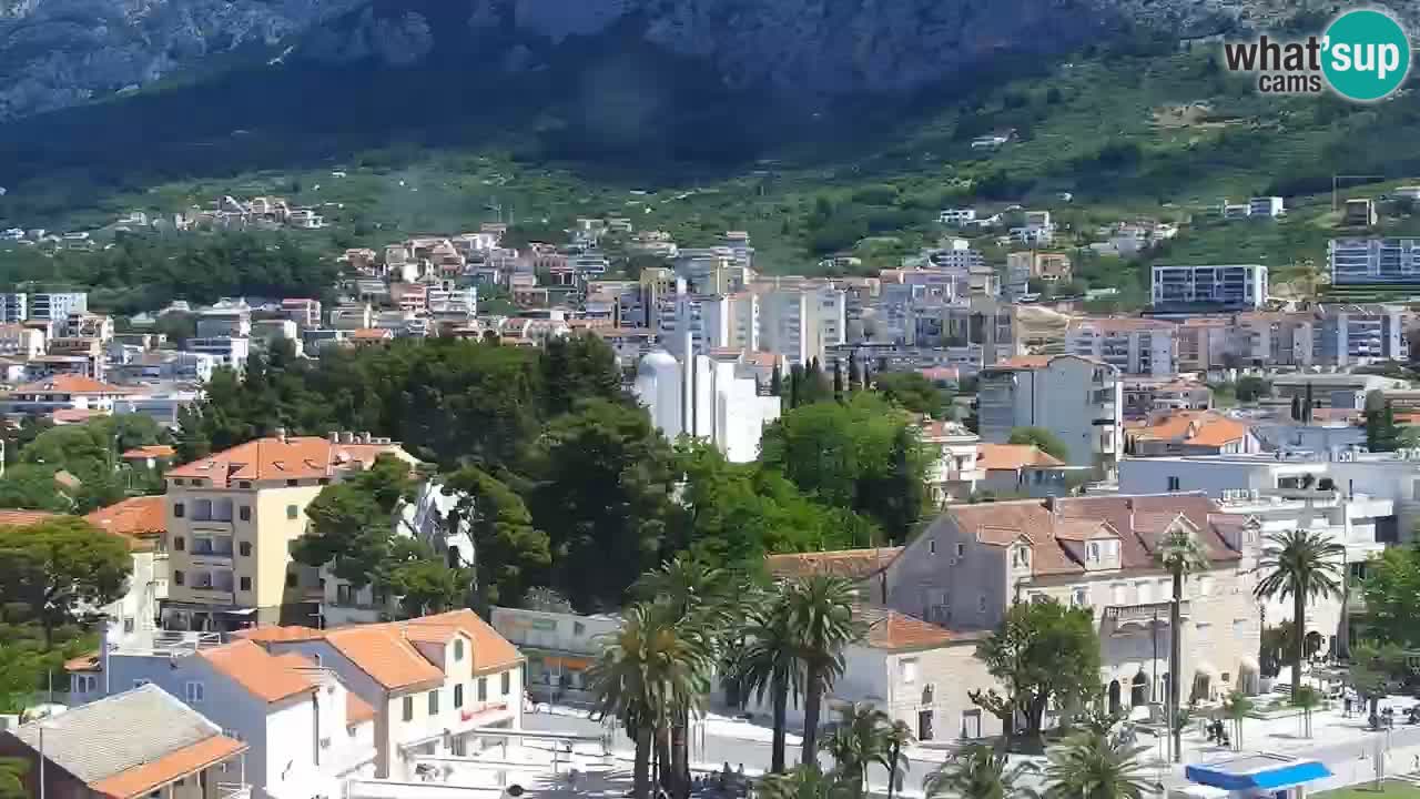 Panorama Makarska webcam