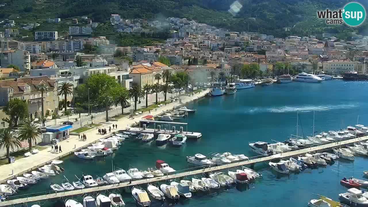 Panorama Makarska webcam