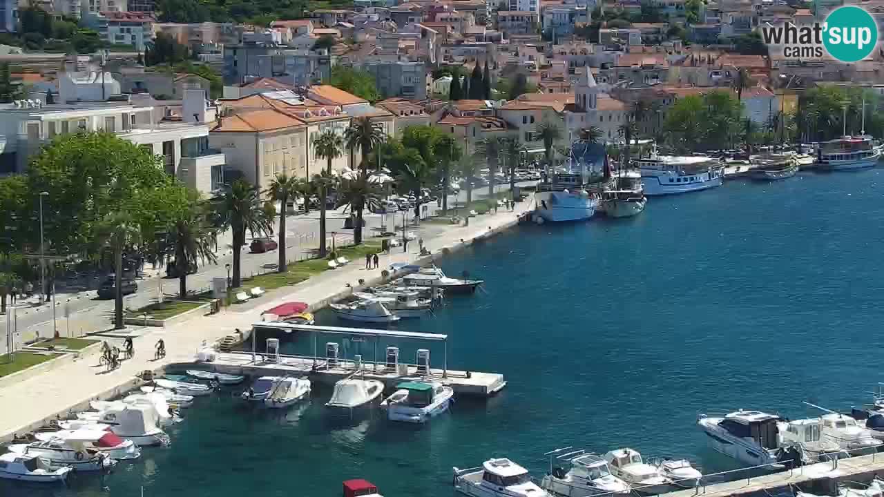 Stupendo panorama di Makarska livecam