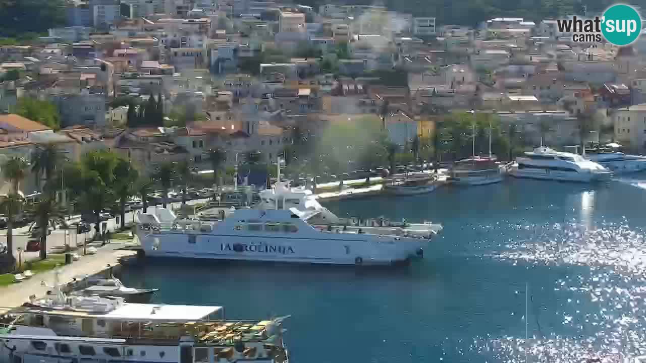 Panorama Makarska webcam
