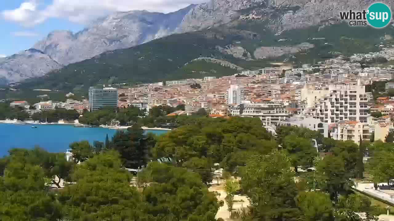 Panorama Makarska webcam