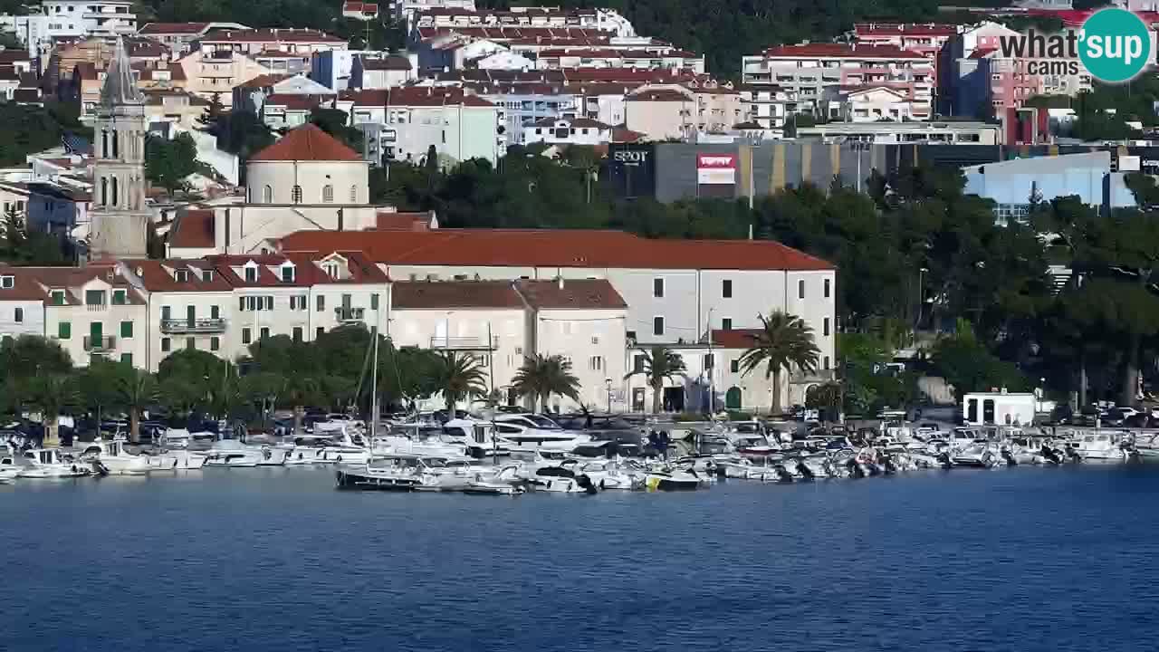 Stupendo panorama di Makarska livecam