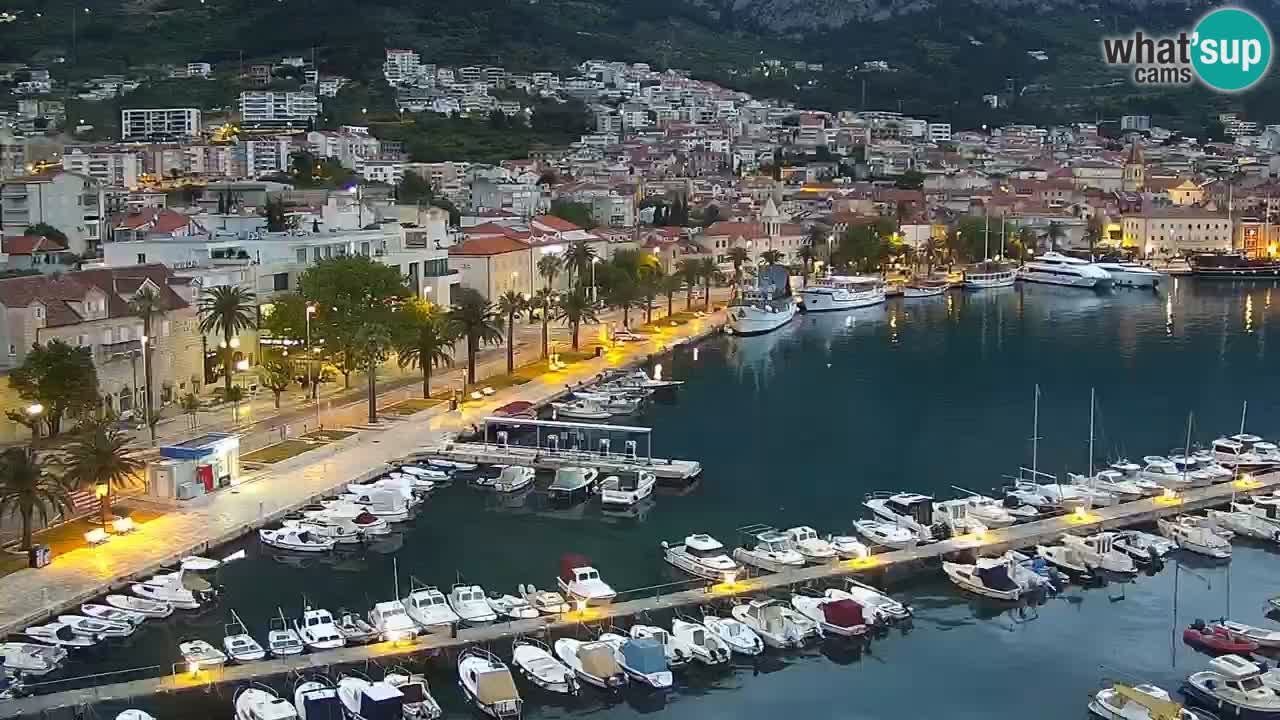 Panorama Makarska webcam