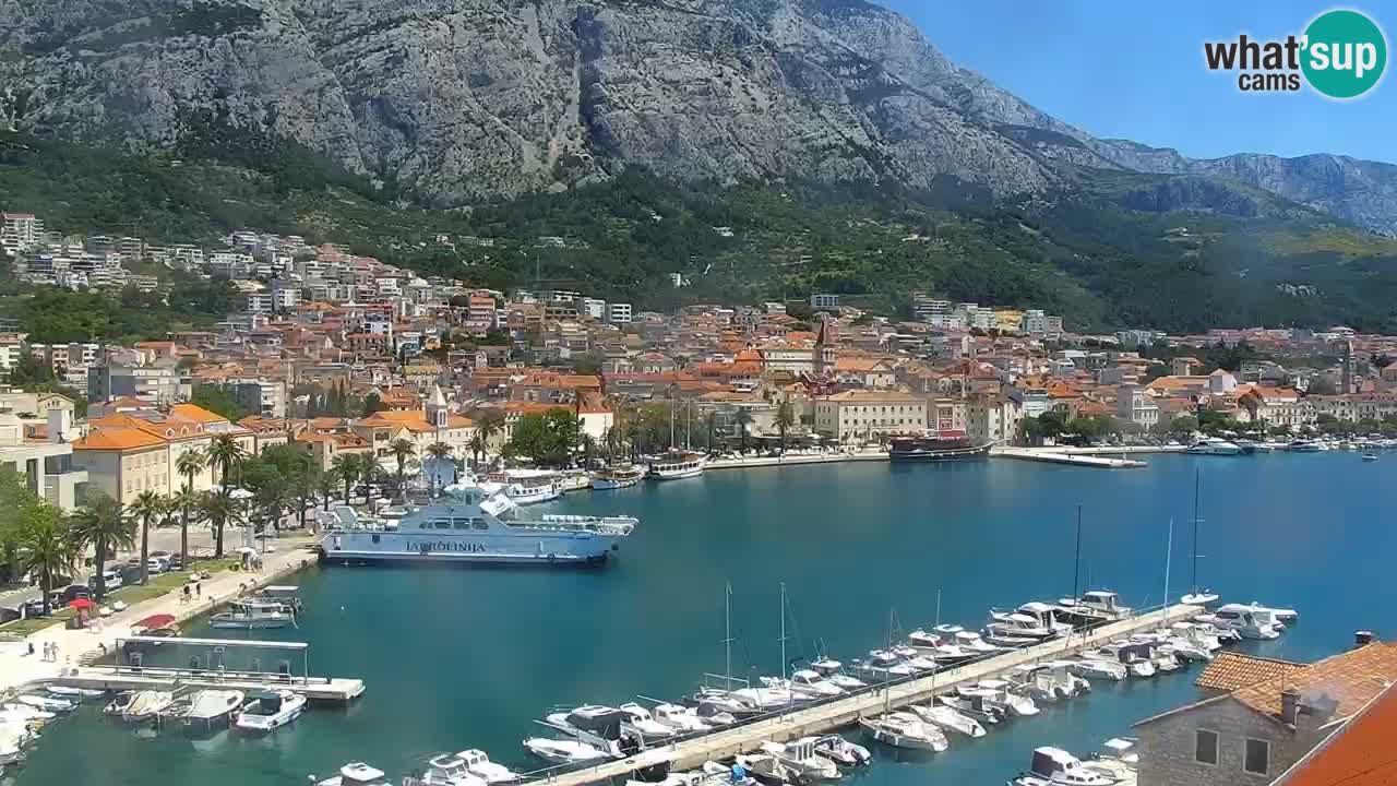 Panorama Makarska webcam