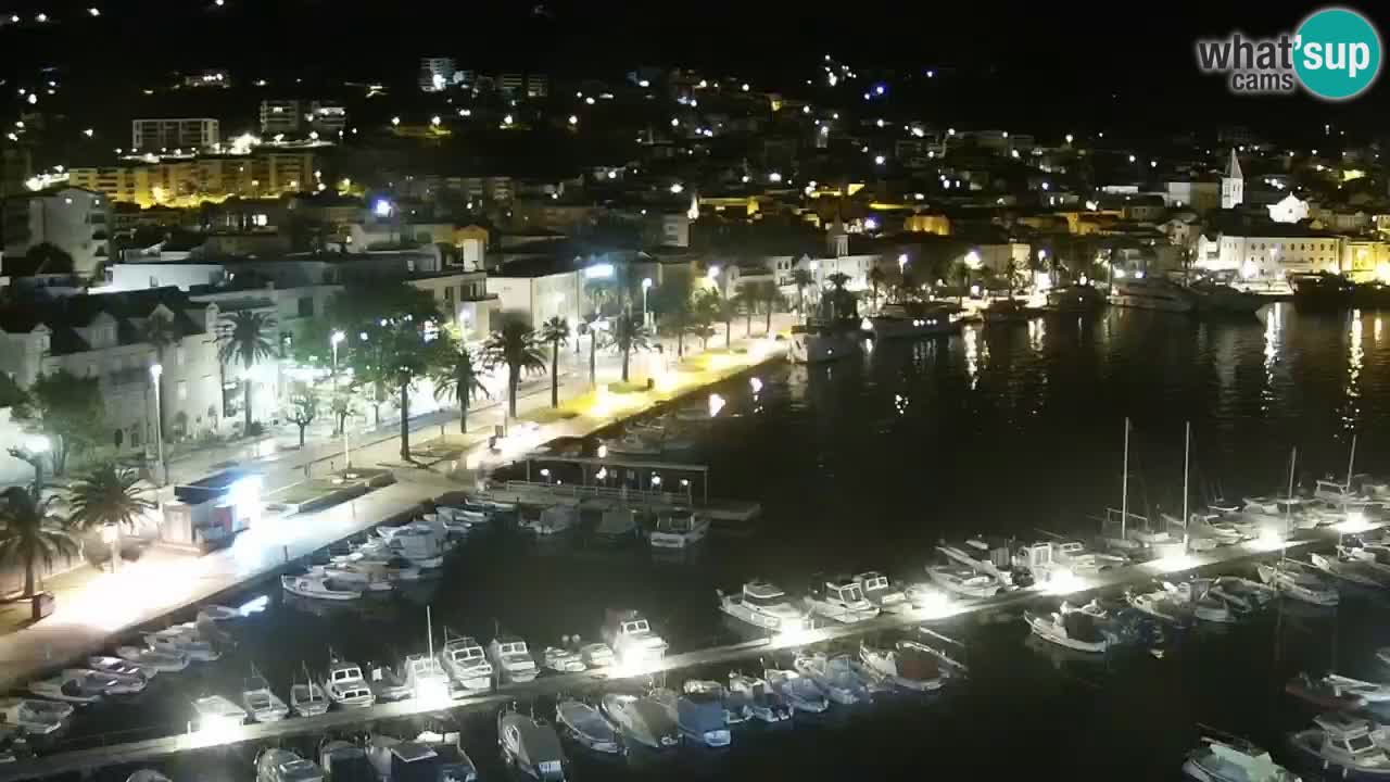 Stupendo panorama di Makarska livecam