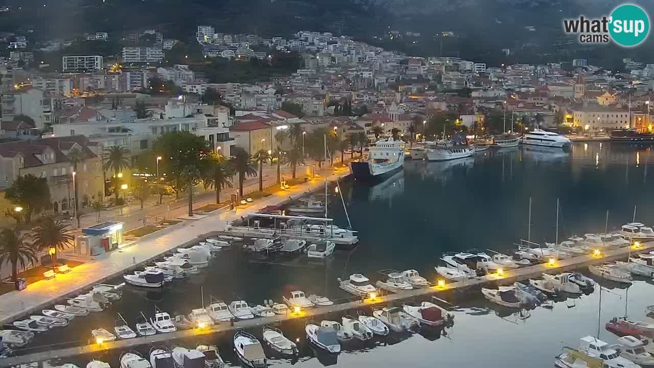 Panorama Makarska web kamera