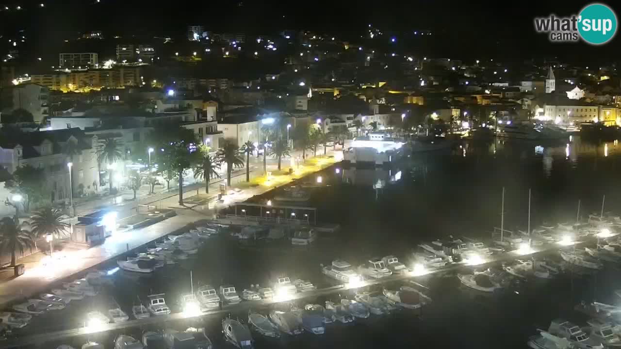 Stupendo panorama di Makarska livecam