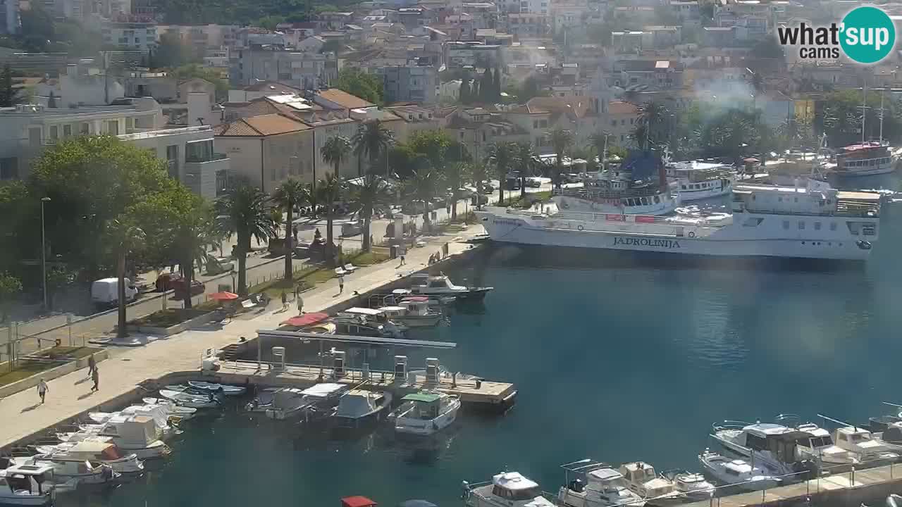 Panorama Makarska webcam