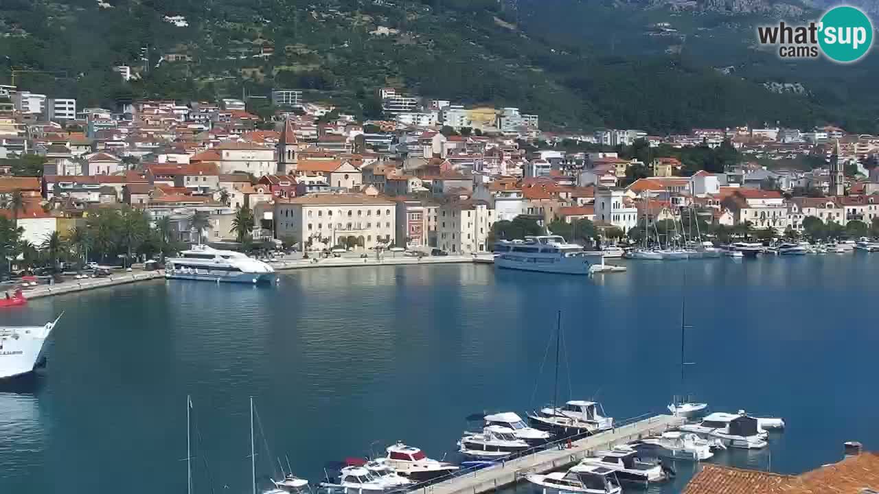 Panorama Makarska webcam