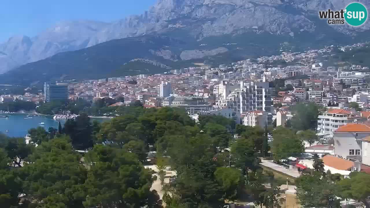 Panorama Makarska webcam