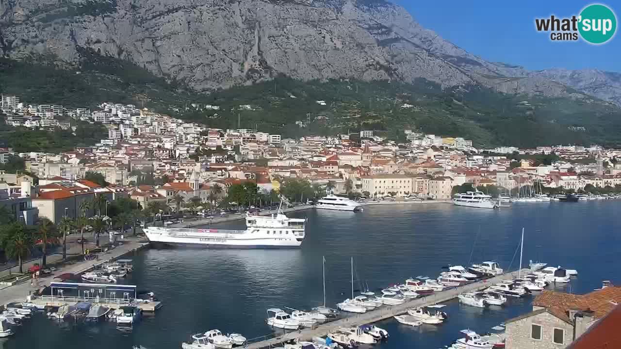 Panorama Makarska webcam
