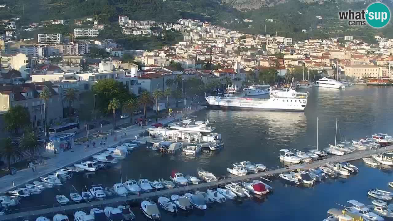 Panorama Makarska webcam