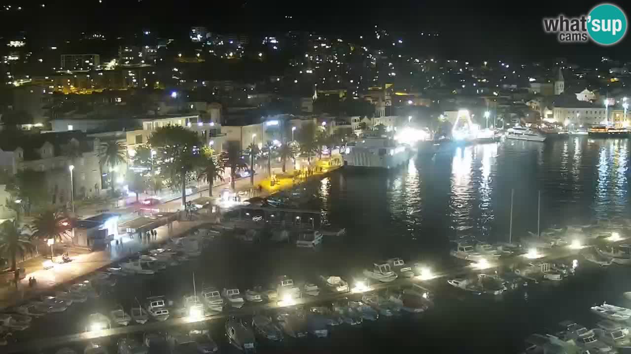Panorama Makarska web kamera