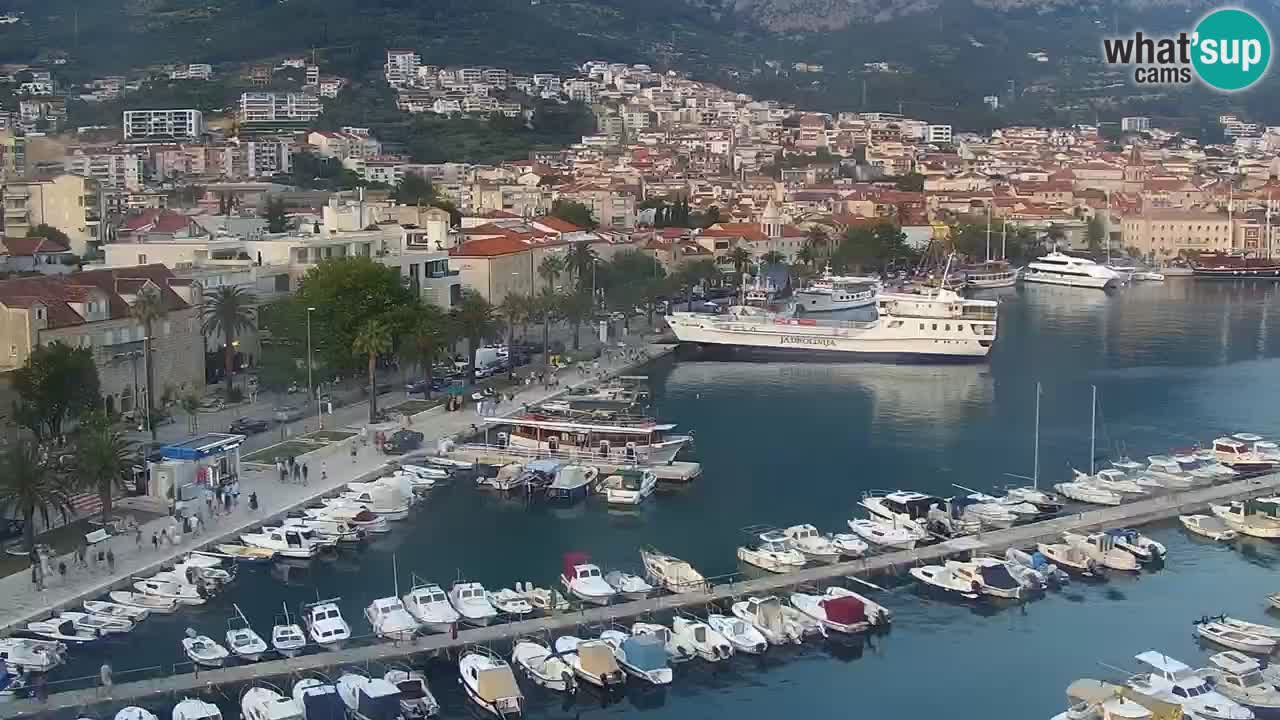 Panorama Makarska webcam
