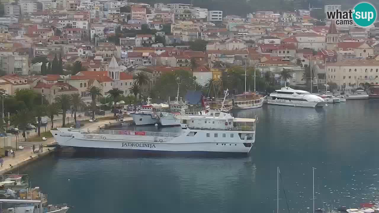 Stupendo panorama di Makarska livecam