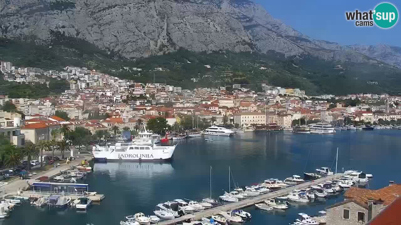 Panorama Makarska web kamera