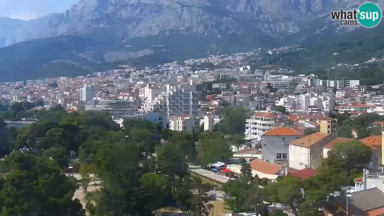 Stupendo panorama di Makarska livecam