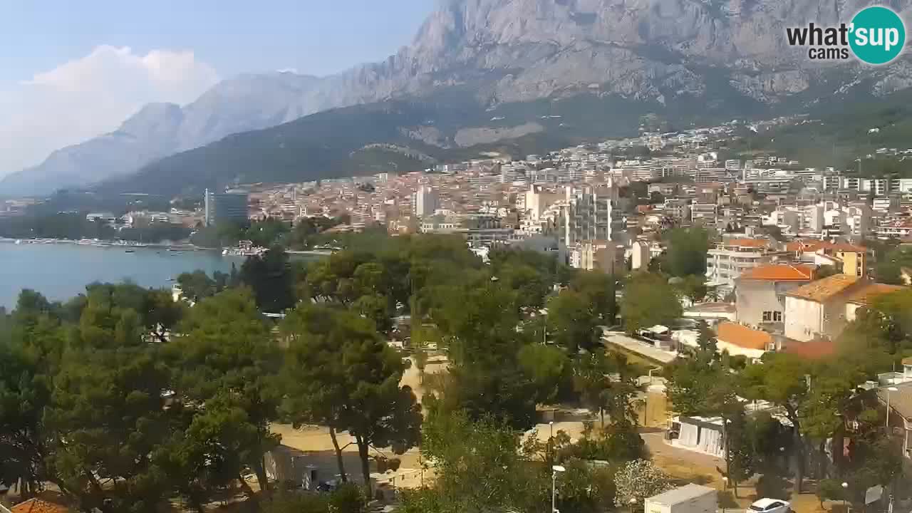 Stupendo panorama di Makarska livecam