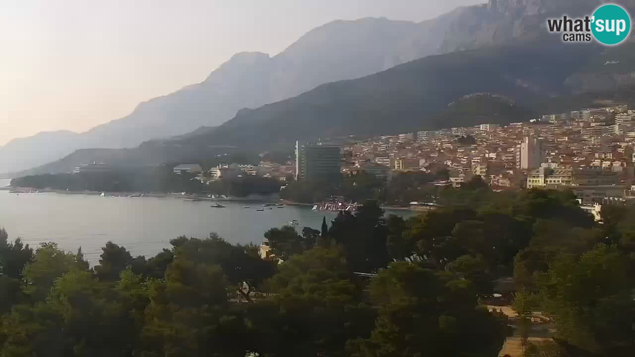 Panorama Makarska webcam
