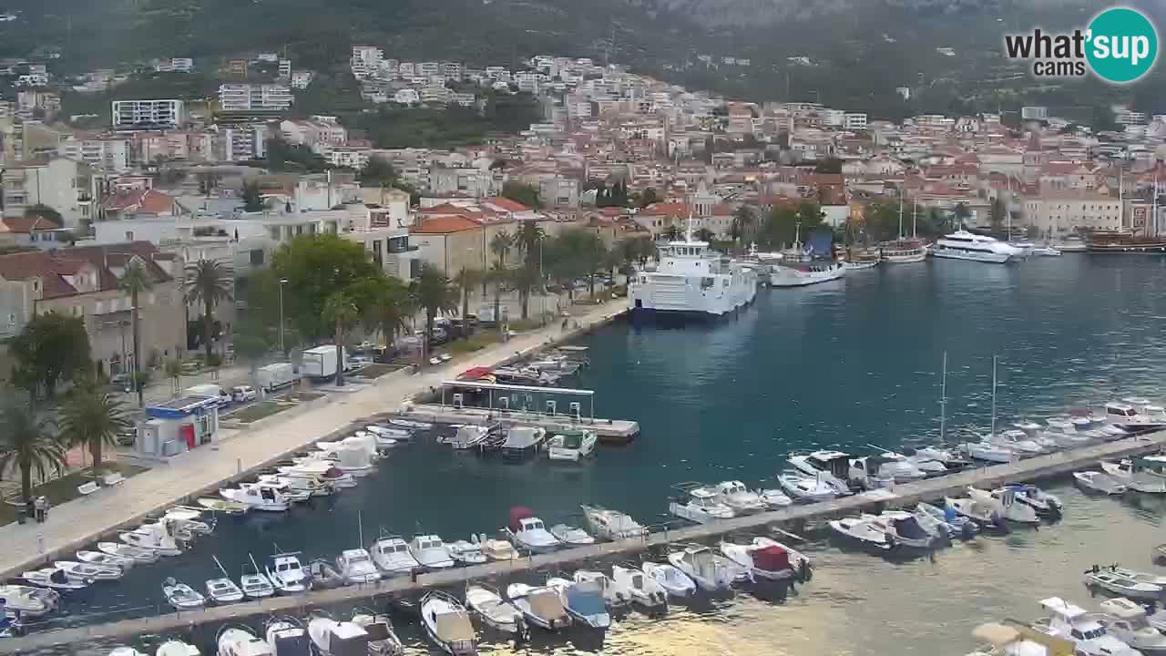 Panorama Makarska webcam