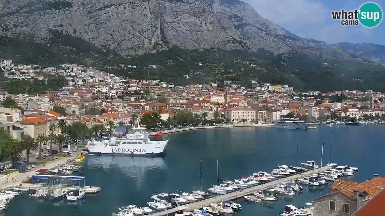Panorama Makarska webcam