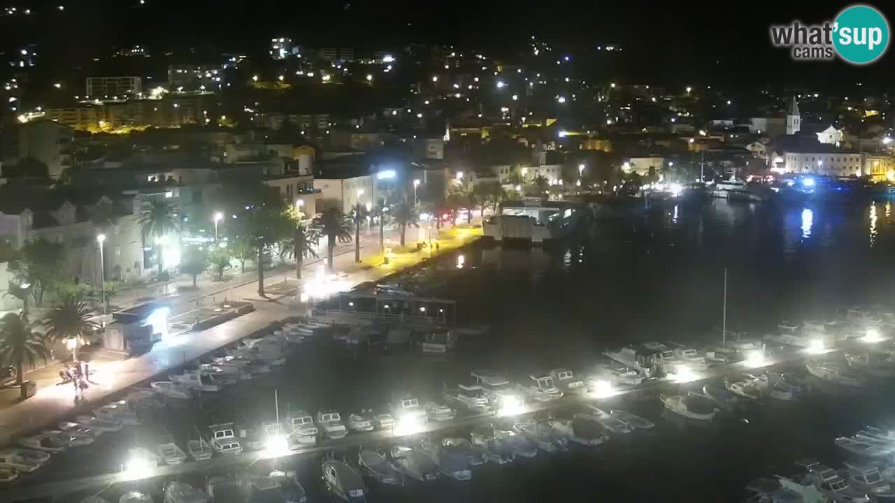 Panorama Makarska webcam