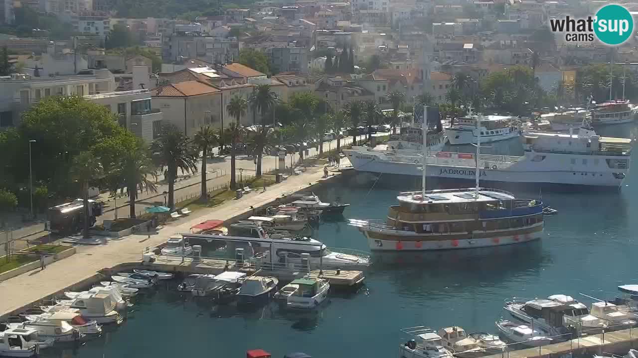 Panorama Makarska webcam