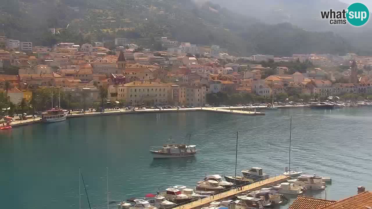 Stupendo panorama di Makarska livecam