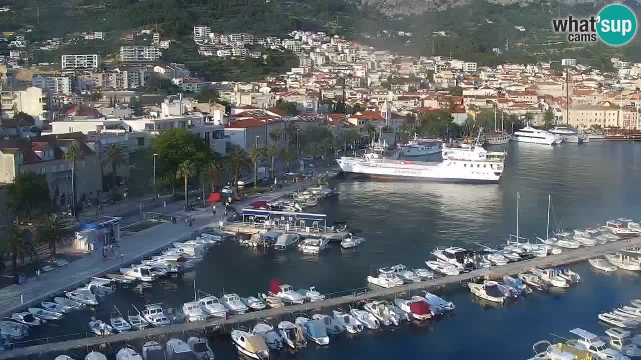 Panorama Makarska webcam