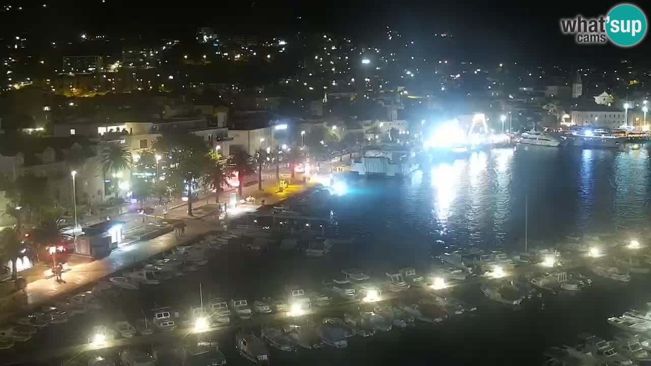 Stupendo panorama di Makarska livecam