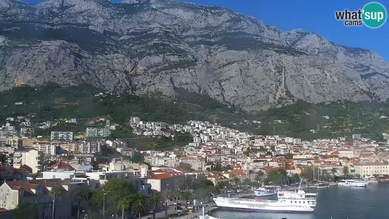Panorama Makarska webcam