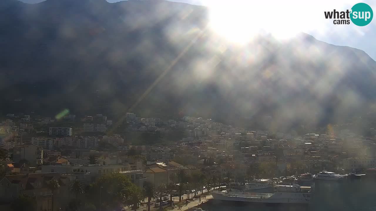 Panorama Makarska webcam