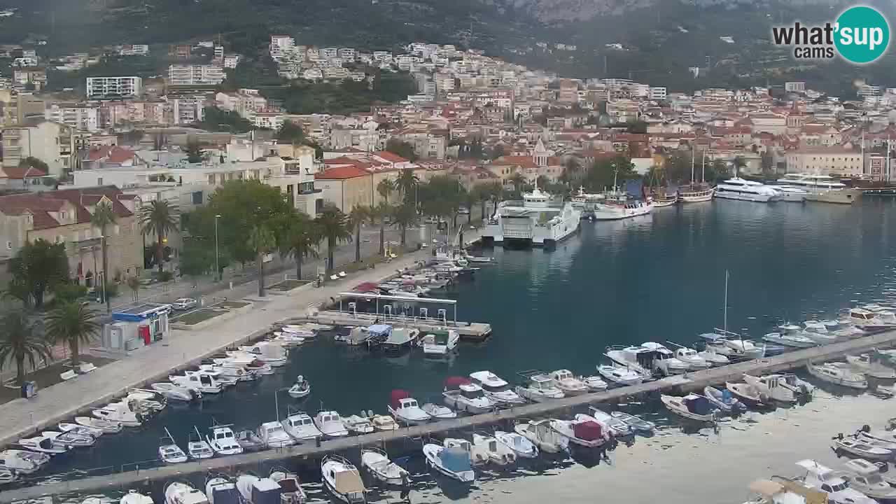 Panorama Makarska webcam