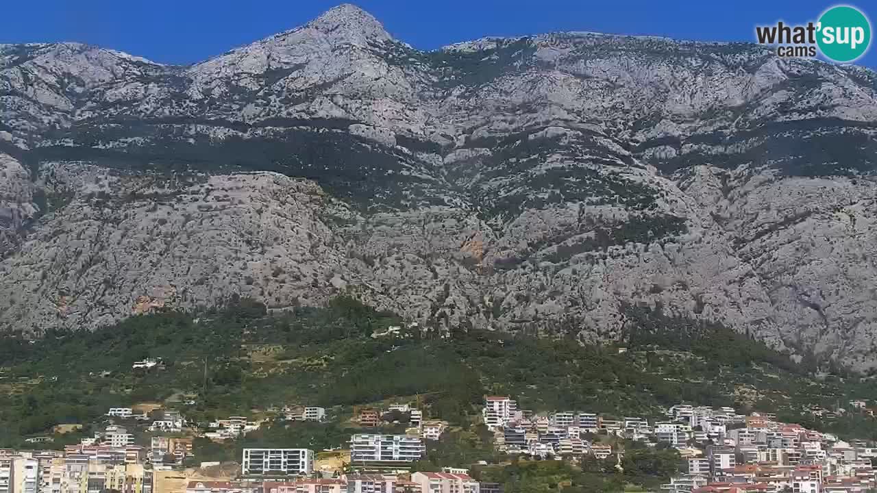 Stupendo panorama di Makarska livecam
