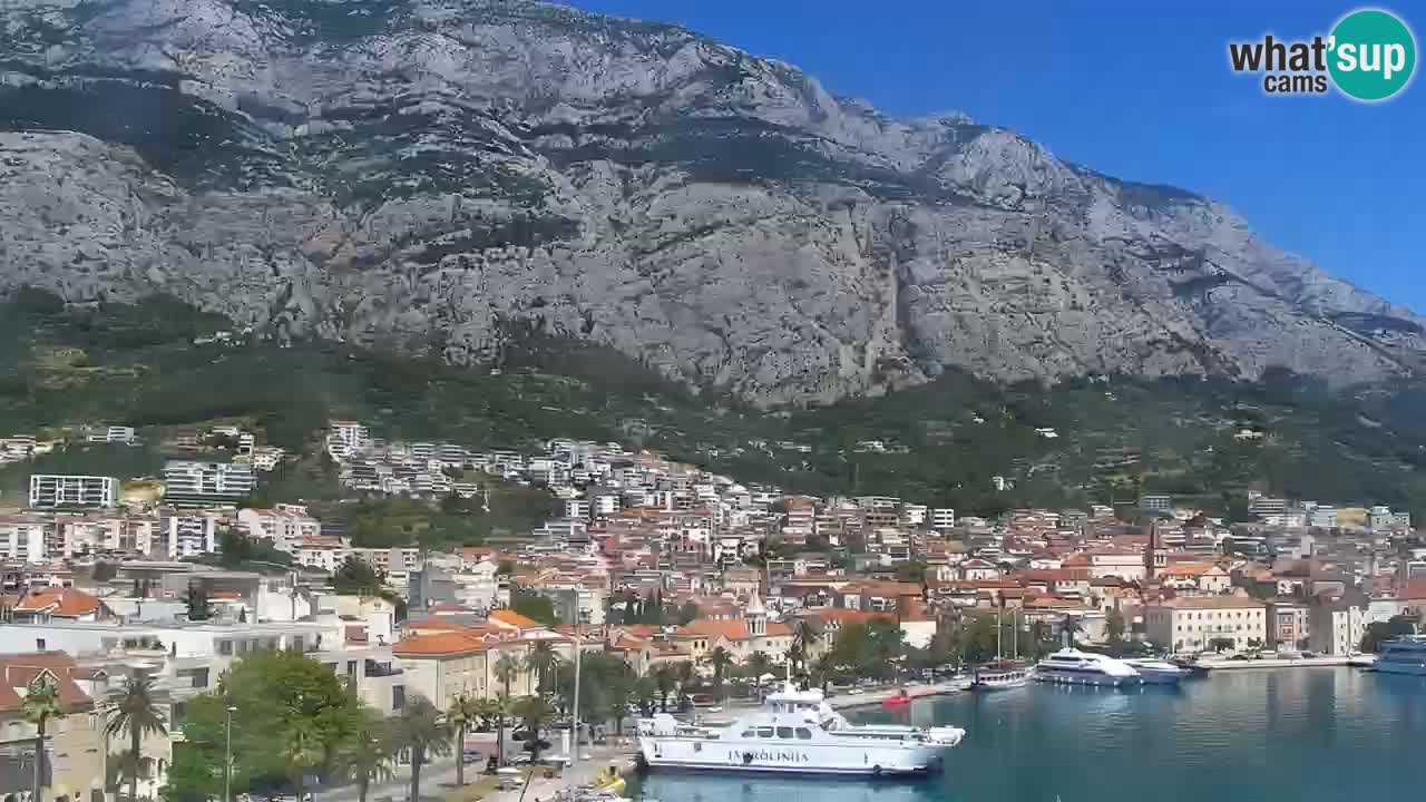 Panorama Makarska webcam