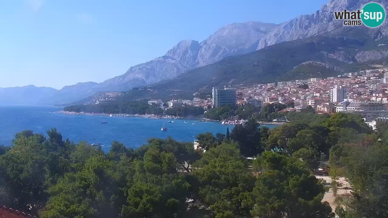 Panorama Makarska web kamera