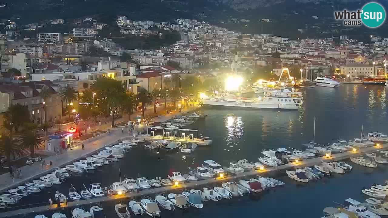 Panorama Makarska web kamera