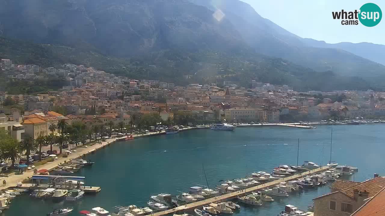 Panorama Makarska webcam
