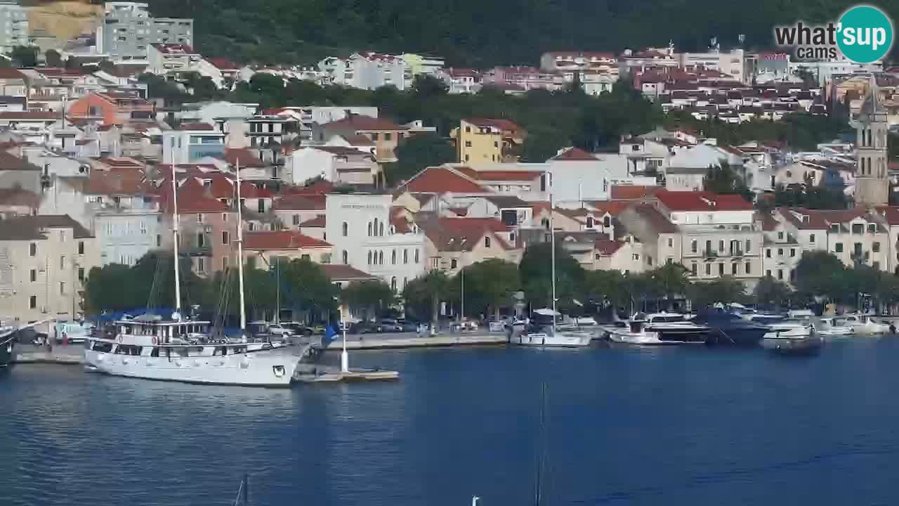 Stupendo panorama di Makarska livecam