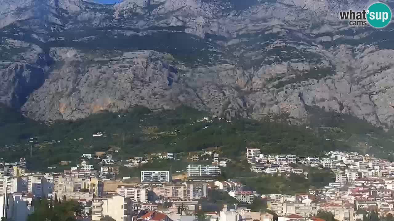 Stupendo panorama di Makarska livecam