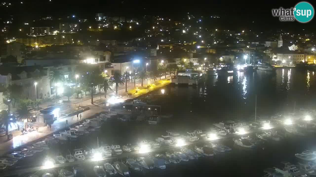 Stupendo panorama di Makarska livecam