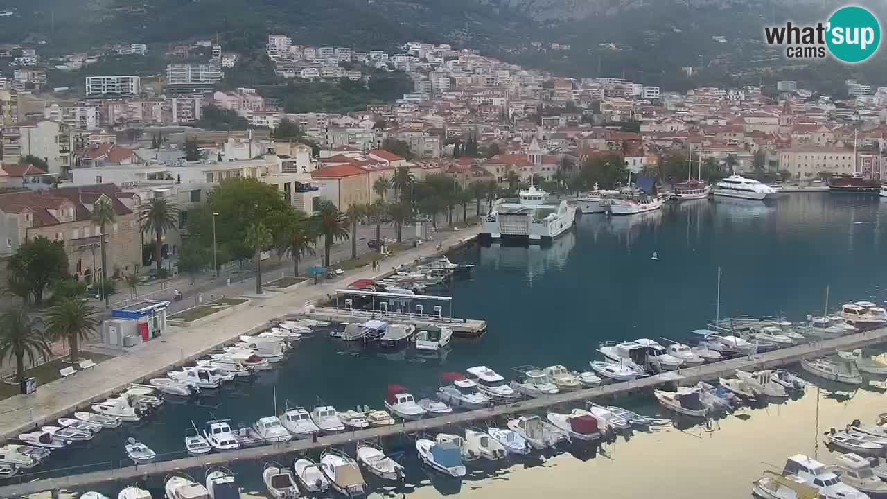 Panorama Makarska webcam