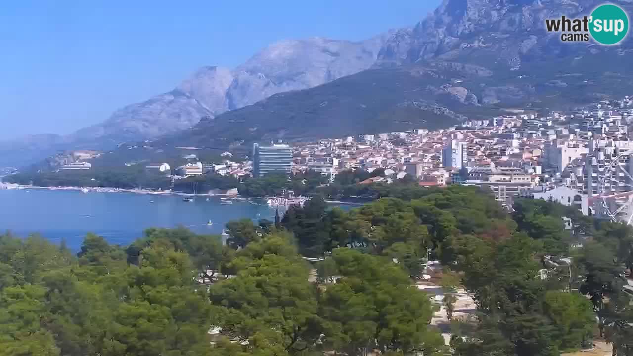 Panorama Makarska webcam
