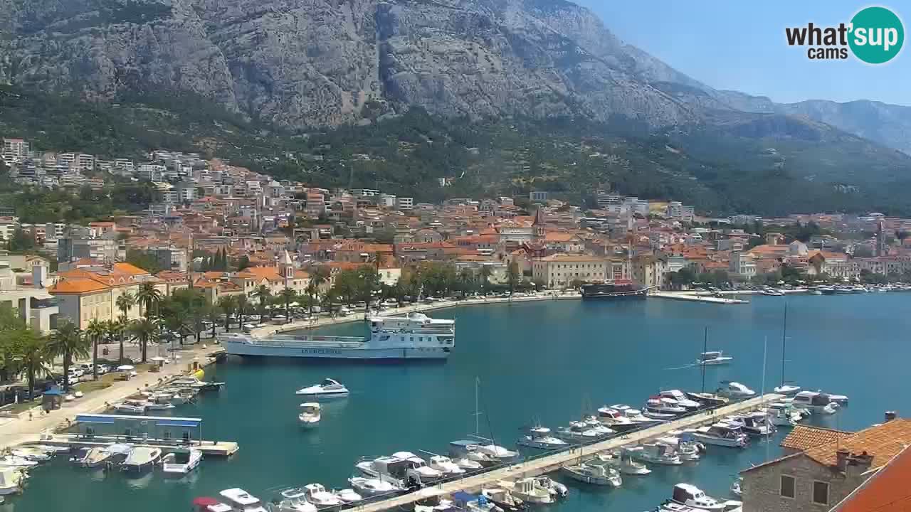 Panorama Makarska web kamera