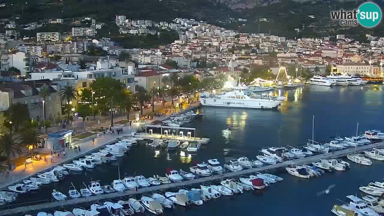 Panorama Makarska webcam